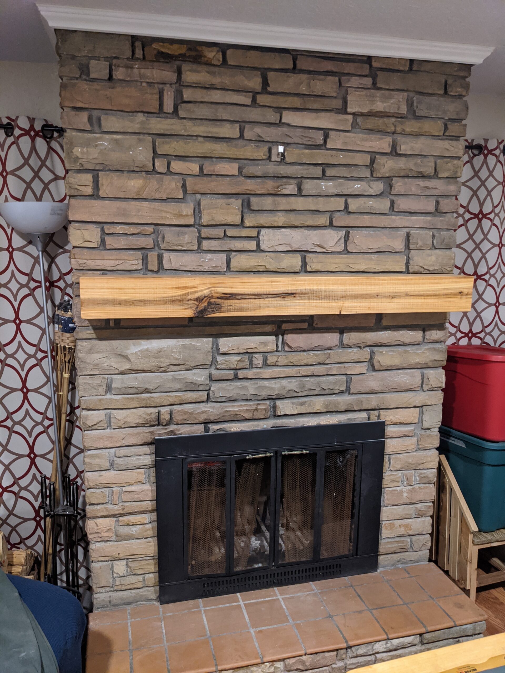 Custom faux mantel Classic Handyman Services, LLC
